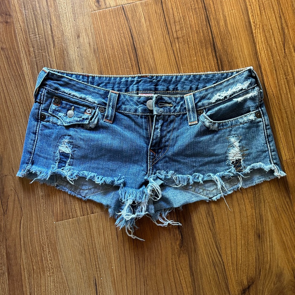 True Religion denim shorts